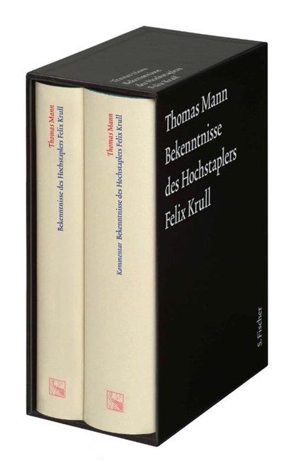 Bekenntnisse des Hochstaplers Felix Krull. Große kommentierte Frankfurter Ausgabe. Text und Kommentarband, Thomas Mann - Gebonden - 9783100483454