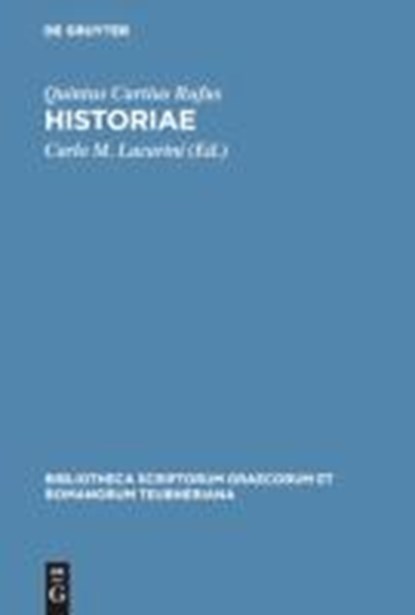Historiae, Quintus Curtius Rufus - Gebonden - 9783110201161