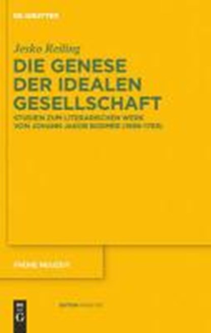 Die Genese der idealen Gesellschaft, REILING,  Jesko - Gebonden - 9783110231267