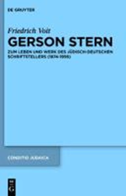 Gerson Stern, VOIT,  Friedrich - Gebonden - 9783110315677
