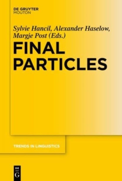 Final Particles, Sylvie Hancil ; Alexander Haselow ; Margje Post - Gebonden - 9783110353808