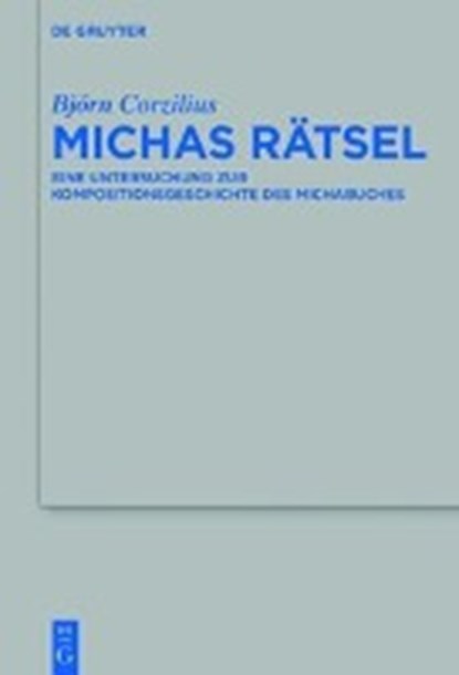 Michas Ratsel, CORZILIUS,  Bjoern - Gebonden - 9783110443738