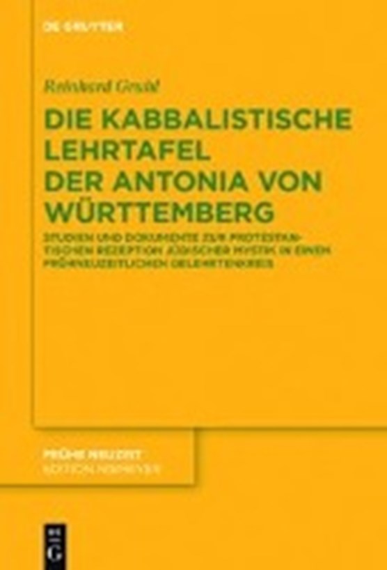 Die kabbalistische Lehrtafel der Antonia von Wurttemberg