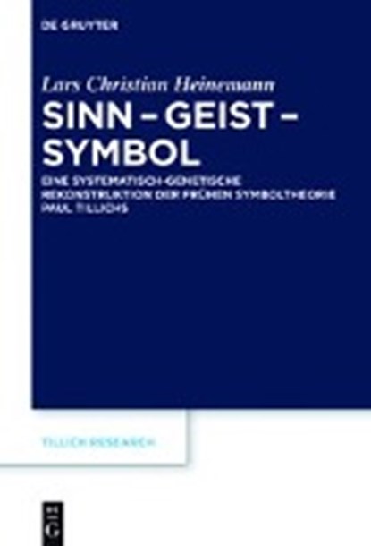 Sinn - Geist - Symbol, HEINEMANN,  Lars Christian - Gebonden - 9783110481419