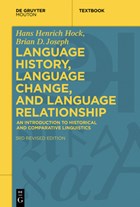 Language History, Language Change, and Language Relationship | Hock, Hans Henrich ; Joseph, Brian D. | 