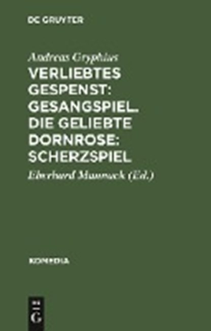 Verliebtes Gespenst, GRYPHIUS,  Andreas - Gebonden - 9783111001623