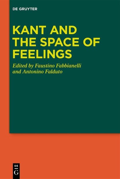 Kant and the Space of Feelings, Faustino Fabbianelli ; Antonino Falduto - Gebonden - 9783111607245