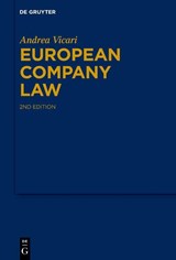 European Company Law - Andrea Vicari - 9783119144605