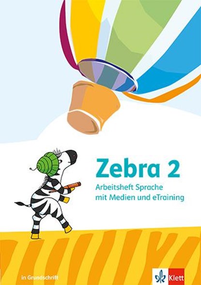 Zebra 2. Arbeitsheft Sprache in Grundschrift mit eTraining Klasse 2, niet bekend - Paperback - 9783122710811