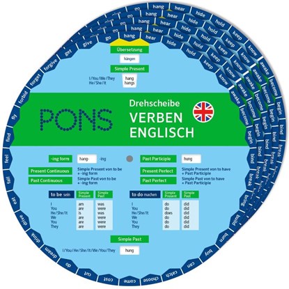 PONS Drehscheibe Verben Englisch, niet bekend - Paperback - 9783125163775