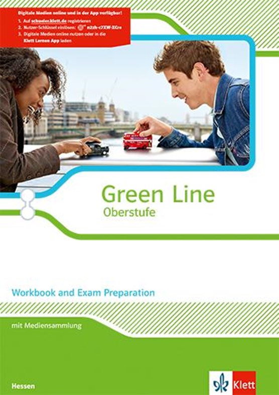 Green Line Oberstufe. Klasse 11/12 (G8), Klasse 12/13 (G9). Workbook and Exam Preparation mit CD-ROM. Ausgabe 2015. Hessen