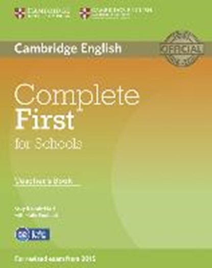 Complete First for Schools. Teacher's Book, niet bekend - Paperback - 9783125351318