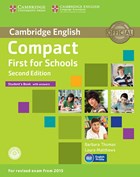 Compact First for Schools. Student's Book with answers with CD-ROM | Matthews, Laura ; Thomas, Barbara | 