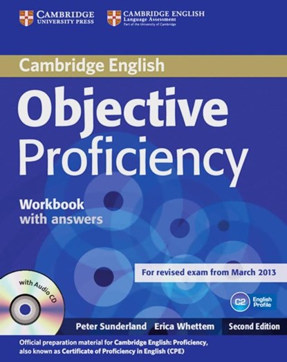 Objective Proficiency. Workbook with answers with Audio CD, Peter Sunderland ; Erica Hall - Paperback - 9783125401464