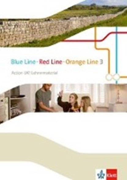 Blue Line - Red Line - Orange Line 3. Action UK!, niet bekend - Paperback - 9783125480032