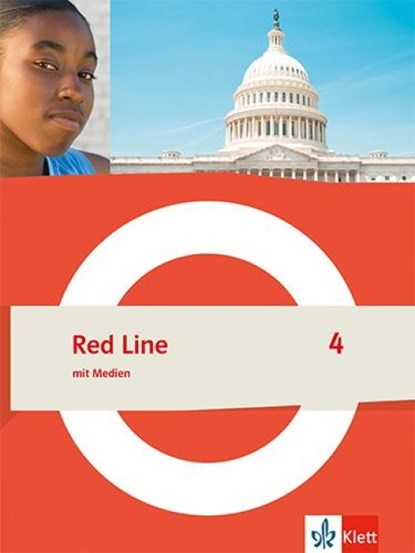 Red Line 4, Schulbuch mit Medien (fester Einband) Klasse 8, niet bekend - Paperback - 9783125489240