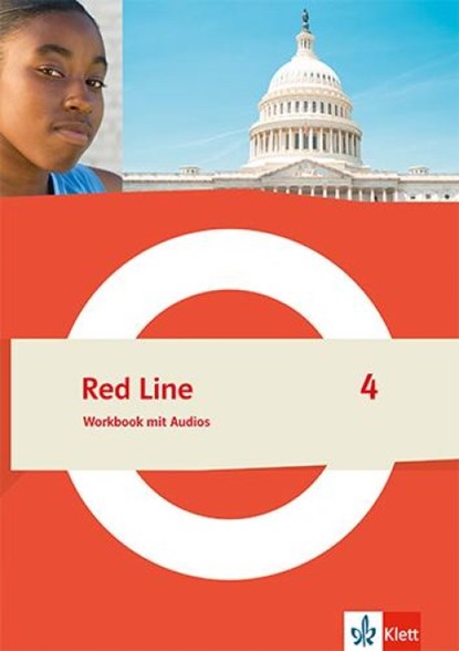 Red Line 4. Workbook mit Audios Klasse 8, niet bekend - Paperback - 9783125489349