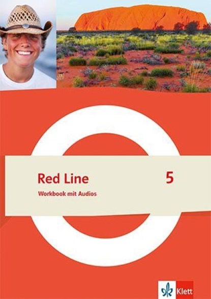 Red Line 5. Workbook mit Audios Klasse 9, niet bekend - Paperback - 9783125489356