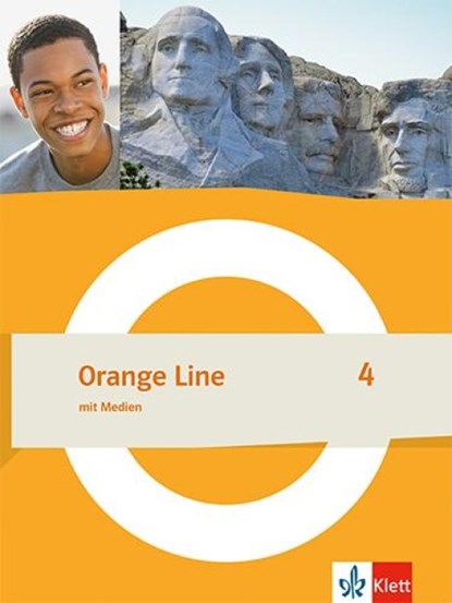 Orange Line 4. Schulbuch mit Medien (fester Einband) Klasse 8, niet bekend - Paperback - 9783125490246