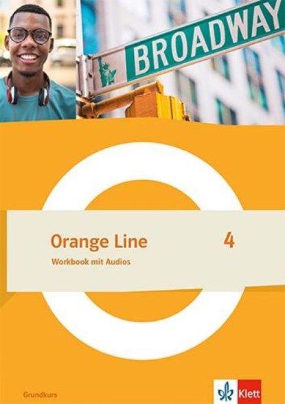 Orange Line 4 Grundkurs. Workbook mit Audios Klasse 8, niet bekend - Paperback - 9783125491342