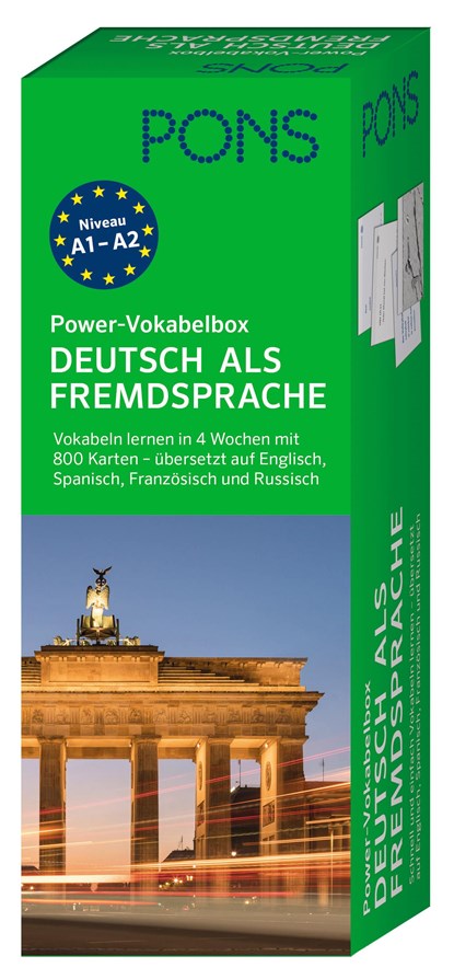 PONS Power-Vokabelbox Deutsch als Fremdsprache, niet bekend - Paperback - 9783125624764