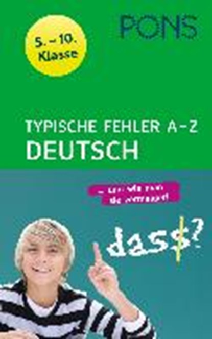 PONS Typische Fehler A - Z Deutsch/5. - 10. Kl., niet bekend - Paperback - 9783125625167