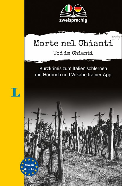 Langenscheidt Krimi zweisprachig Italienisch - Morte nel Chianti - Tod im Chianti (A1/A2), Valerio Vial ;  Dominic Butler - Paperback - 9783125636064