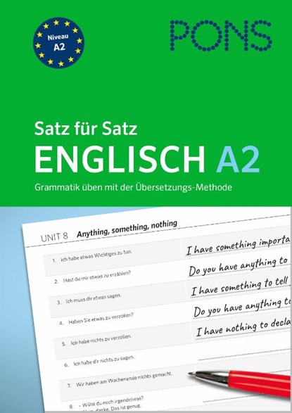 PONS Satz für Satz Englisch A2, niet bekend - Paperback - 9783125660663