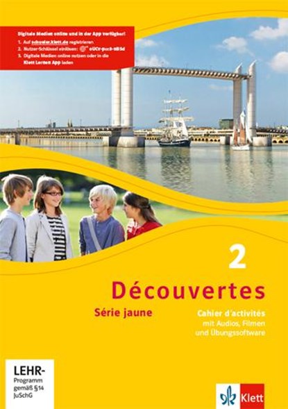 Découvertes Série jaune 2. Cahier d'activités mit CD-ROM, MP3-CD und Video-DVD, niet bekend - Paperback - 9783126220255