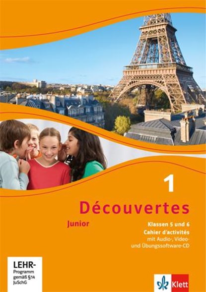 Découvertes Junior. 1. Cahier d'activités mit MP3-CD, Video-DVD und Übungssoftware. Klasse 5, niet bekend - Paperback - 9783126222150