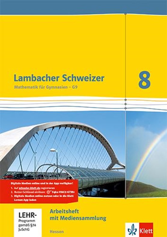 Lambacher Schweizer. 8. Schuljahr G9. Arbeitsheft plus Lösungsheft und Lernsoftware. Neubearbeitung. Hessen
