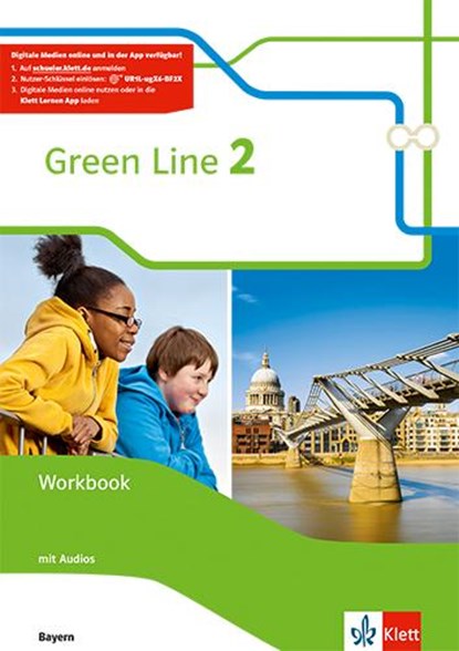 Green Line 2. Workbook mit Audio-CDs 6. Schuljahr. Ausgabe Bayern ab 2017, niet bekend - Gebonden - 9783128030258