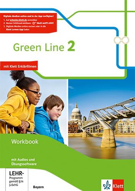 Green Line. Workbook mit 2 Audio-CDs und Übungssoftware. 6. Schuljahr. Ausgabe Bayern ab 2017