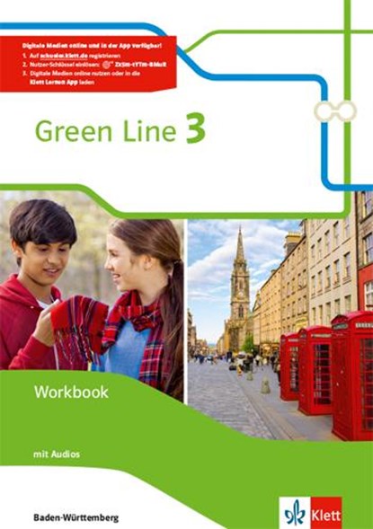 Green Line. Workbook mit Audio-CDs 7. Klasse. Ausgabe Baden-Württemberg ab 2016, niet bekend - Gebonden - 9783128341354