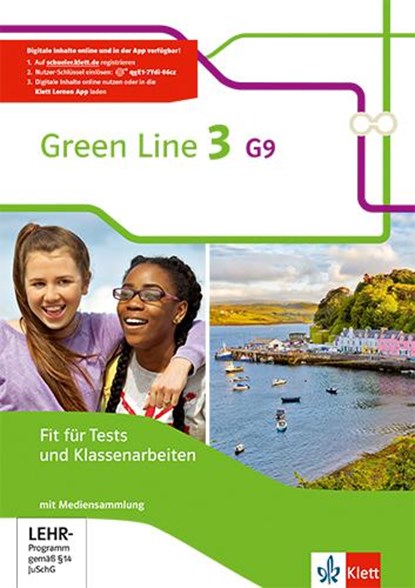 Green Line 3 G9. 7. Klasse. Fit für Tests und Klassenarbeiten mit Lösungsheft und CD-ROM, niet bekend - Gebonden - 9783128542379