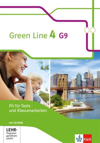 Green Line 4. Fit für Tests und Klassenarbeiten. Arbeitsheft mit Lösungsheft und CD-ROM, niet bekend - Gebonden - 9783128542478