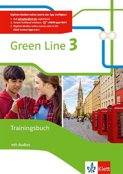 Green Line 3 G9. 7. Klasse. Trainingsbuch mit Audio-CD, niet bekend - Paperback - 9783128543031