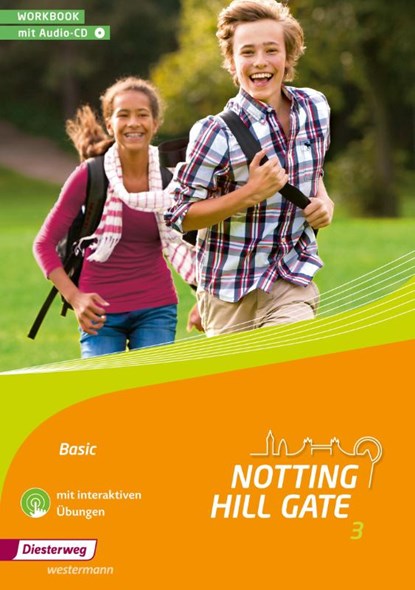 Notting Hill Gate 3. Workbook Basic mit Audio-CD und interaktiven Übungen, Christoph Edelhoff ; Torben Schmidt - Paperback - 9783141453485