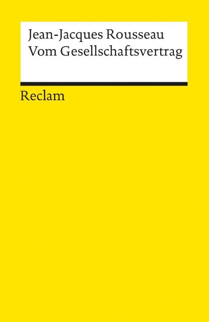 Vom Gesellschaftsvertrag, Jean-Jacques Rousseau - Paperback - 9783150017692