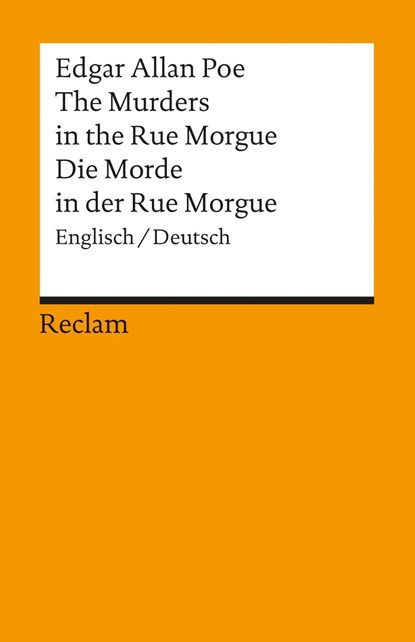 Die Morde in der Rue Morgue, Edgar Allan Poe - Paperback - 9783150021767