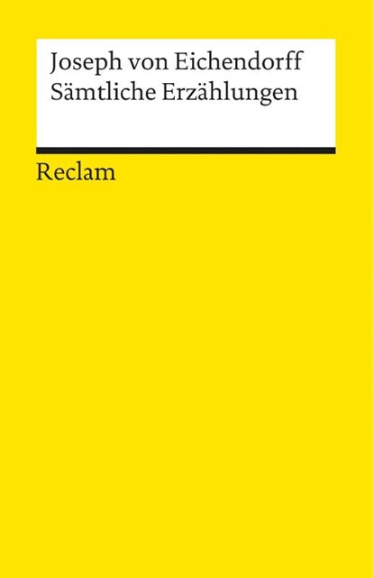 Sämtliche Erzählungen, Joseph von Eichendorff - Paperback - 9783150023525