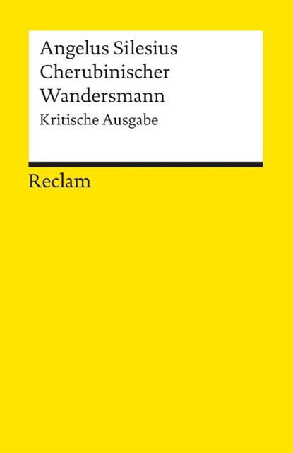 Cherubinischer Wandersmann, Angelus Silesius - Paperback - 9783150080061