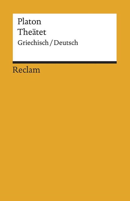 Theätet, Platon - Paperback - 9783150140147