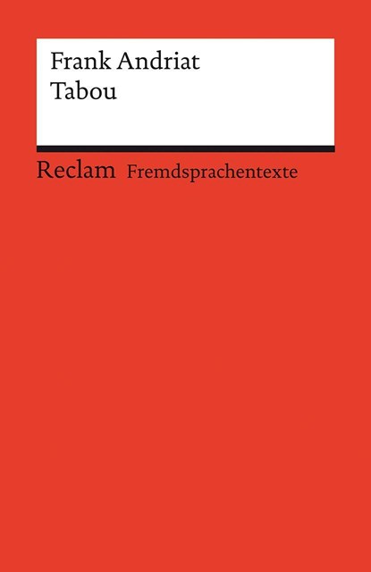 Tabou, Frank Andriat - Paperback - 9783150141250