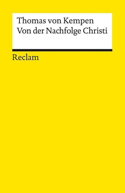 Von der Nachfolge Christi, Thomas Von Kempen - Paperback - 9783150142394