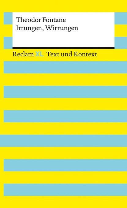 Irrungen, Wirrungen. Textausgabe mit Kommentar und Materialien, Theodor Fontane - Paperback - 9783150161210