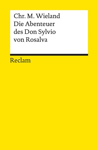 Die Abenteuer des Don Sylvio von Rosalva, Christoph Martin Wieland - Paperback - 9783150181638