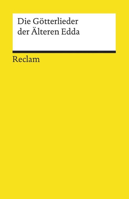 Die Götterlieder der Älteren Edda, Arnulf Krause - Paperback - 9783150184264