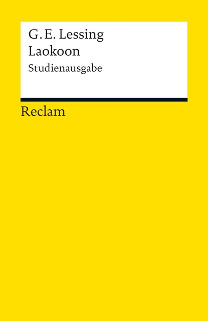 Laokoon oder Über die Grenzen der Malerei und Poesie, Gotthold Ephraim Lessing - Paperback - 9783150188651