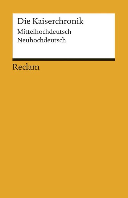 Die Kaiserchronik, Mathias Herweg - Paperback - 9783150192702